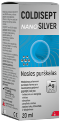 Coldisept nanoSILVER sprej za nos, 20 ml